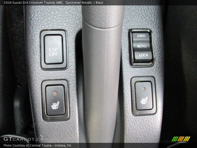 Quicksilver Metallic / Black 2009 Suzuki SX4 Crossover Touring AWD
