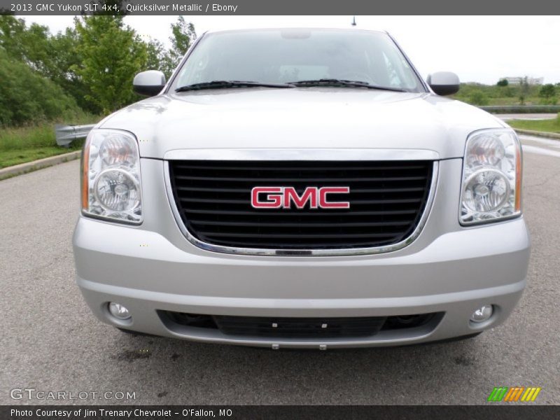 Quicksilver Metallic / Ebony 2013 GMC Yukon SLT 4x4