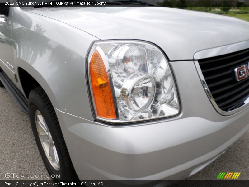 Quicksilver Metallic / Ebony 2013 GMC Yukon SLT 4x4