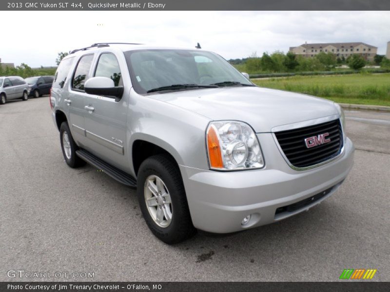 Quicksilver Metallic / Ebony 2013 GMC Yukon SLT 4x4