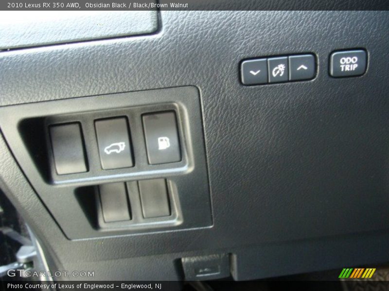 Obsidian Black / Black/Brown Walnut 2010 Lexus RX 350 AWD