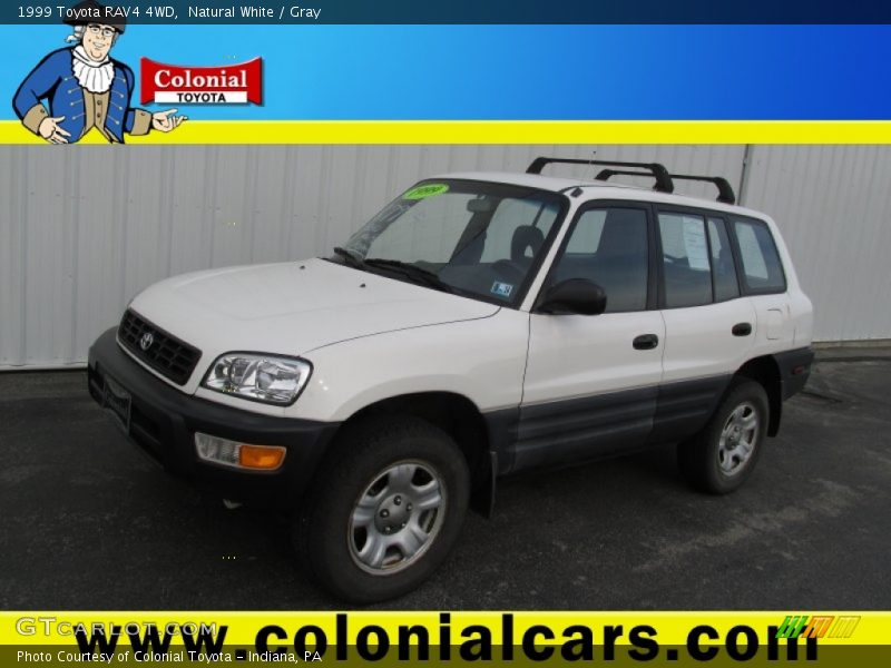 Natural White / Gray 1999 Toyota RAV4 4WD