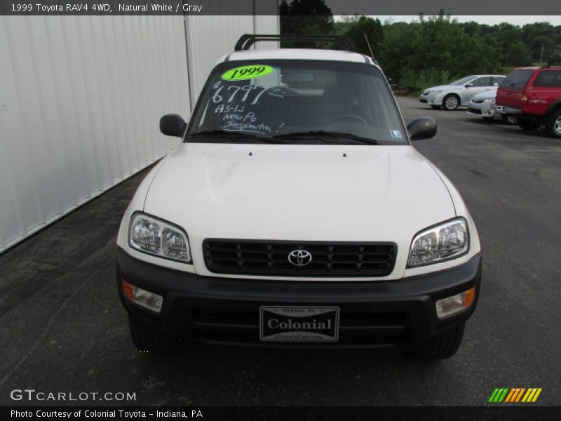 Natural White / Gray 1999 Toyota RAV4 4WD