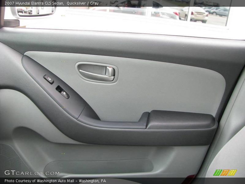 Quicksilver / Gray 2007 Hyundai Elantra GLS Sedan