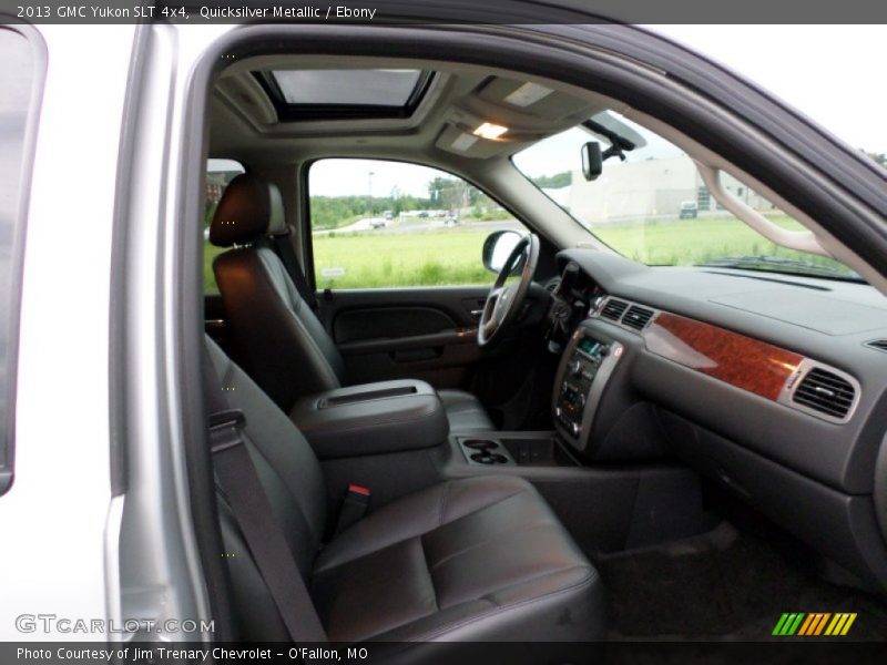 Quicksilver Metallic / Ebony 2013 GMC Yukon SLT 4x4