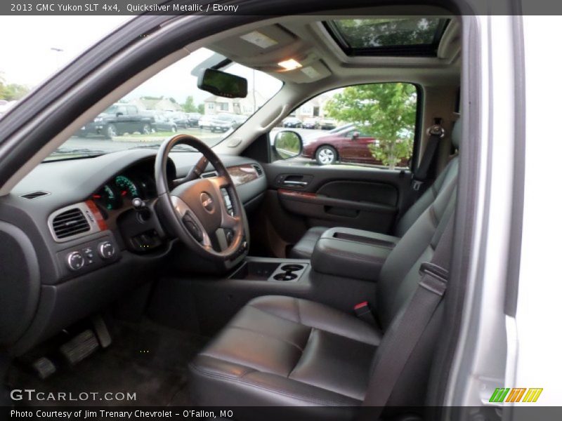 Quicksilver Metallic / Ebony 2013 GMC Yukon SLT 4x4