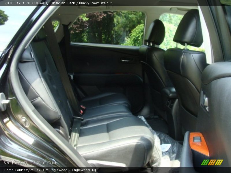 Obsidian Black / Black/Brown Walnut 2010 Lexus RX 350 AWD
