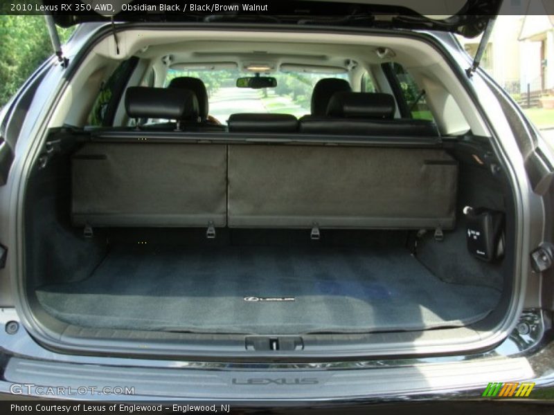 Obsidian Black / Black/Brown Walnut 2010 Lexus RX 350 AWD
