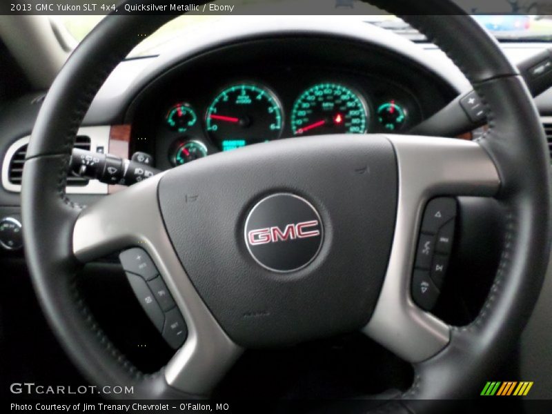 Quicksilver Metallic / Ebony 2013 GMC Yukon SLT 4x4
