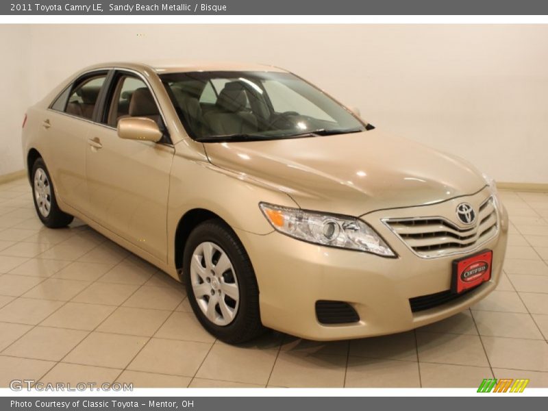 Sandy Beach Metallic / Bisque 2011 Toyota Camry LE