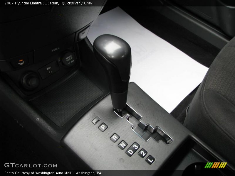 Quicksilver / Gray 2007 Hyundai Elantra SE Sedan
