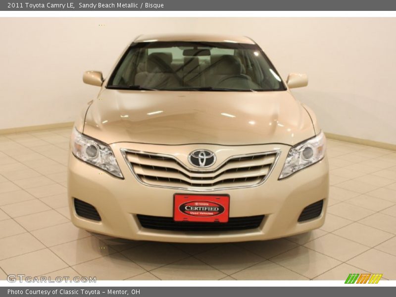 Sandy Beach Metallic / Bisque 2011 Toyota Camry LE