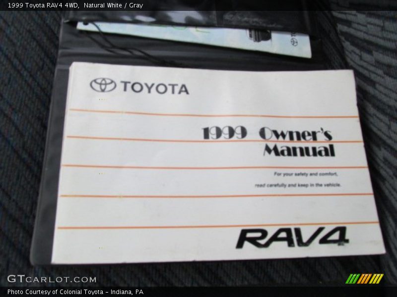 Natural White / Gray 1999 Toyota RAV4 4WD