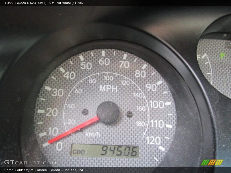 Natural White / Gray 1999 Toyota RAV4 4WD