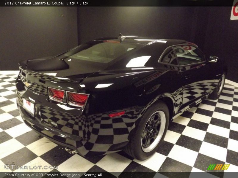 Black / Black 2012 Chevrolet Camaro LS Coupe