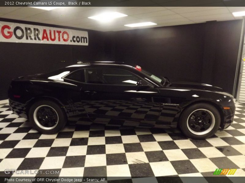 Black / Black 2012 Chevrolet Camaro LS Coupe