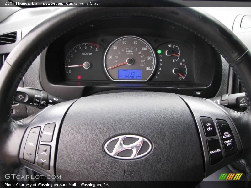 Quicksilver / Gray 2007 Hyundai Elantra SE Sedan
