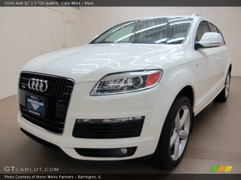 Calla White / Black 2009 Audi Q7 3.0 TDI quattro