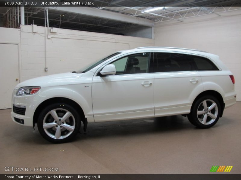 Calla White / Black 2009 Audi Q7 3.0 TDI quattro