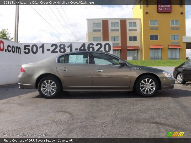 Cyber Gray Metallic / Cocoa/Cashmere 2011 Buick Lucerne CXL