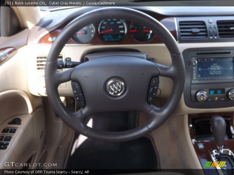 Cyber Gray Metallic / Cocoa/Cashmere 2011 Buick Lucerne CXL