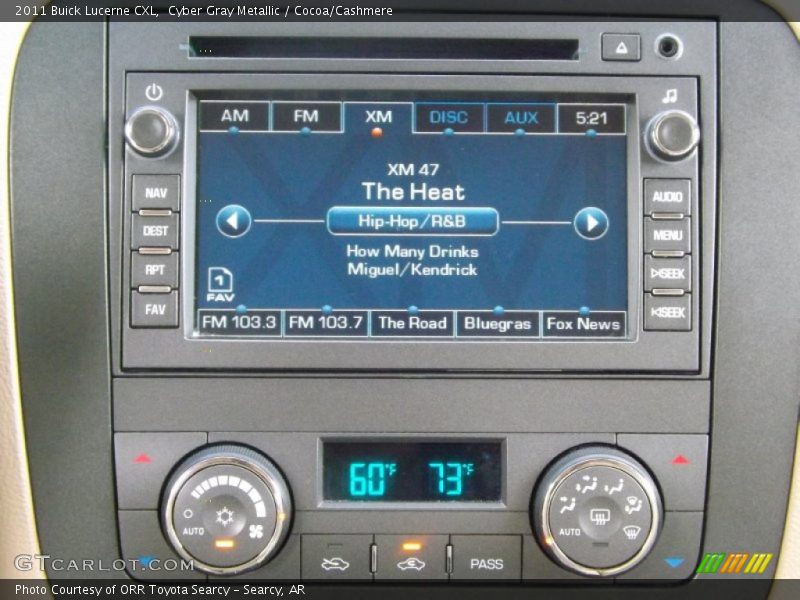 Cyber Gray Metallic / Cocoa/Cashmere 2011 Buick Lucerne CXL