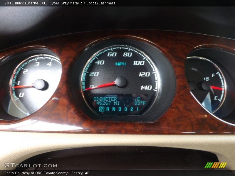 Cyber Gray Metallic / Cocoa/Cashmere 2011 Buick Lucerne CXL