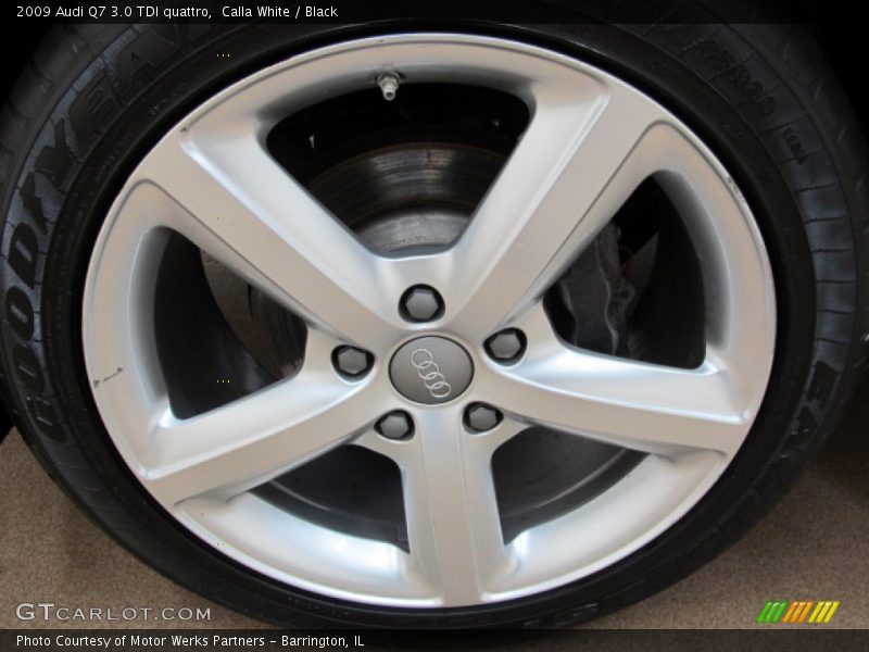 Calla White / Black 2009 Audi Q7 3.0 TDI quattro