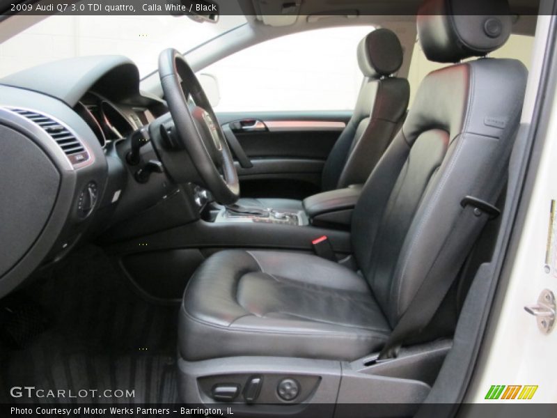 Front Seat of 2009 Q7 3.0 TDI quattro