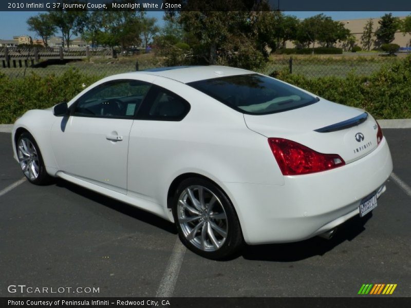 Moonlight White / Stone 2010 Infiniti G 37 Journey Coupe