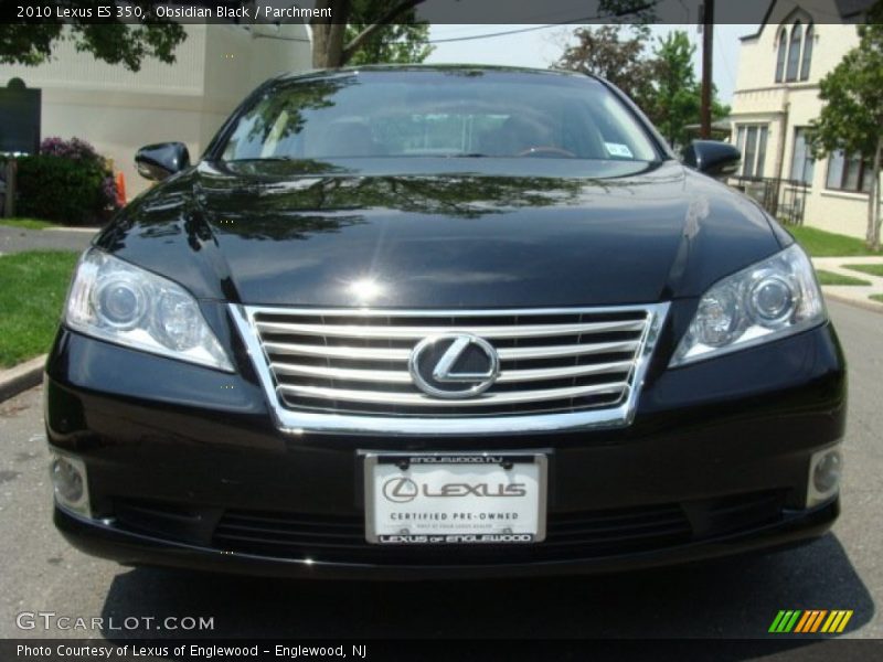 Obsidian Black / Parchment 2010 Lexus ES 350