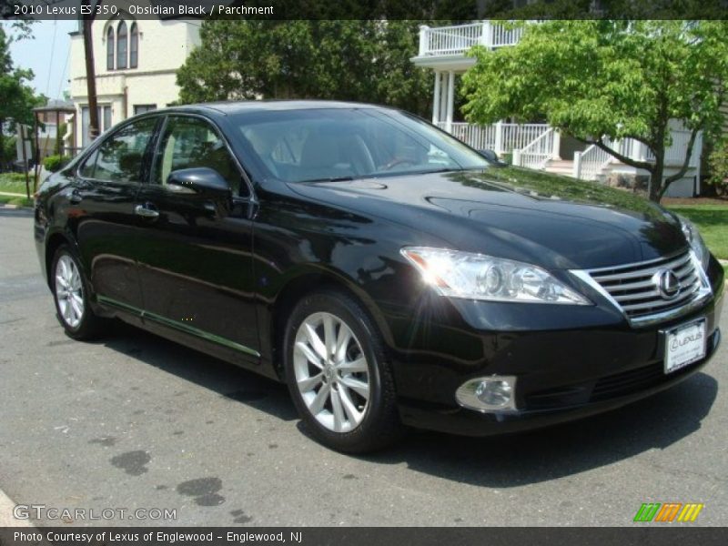 Obsidian Black / Parchment 2010 Lexus ES 350