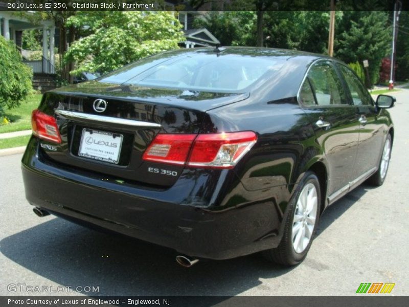 Obsidian Black / Parchment 2010 Lexus ES 350