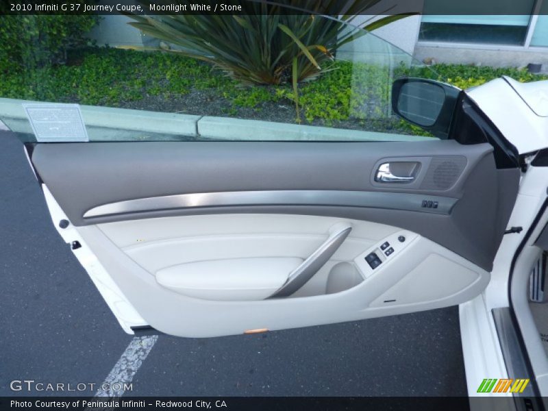 Moonlight White / Stone 2010 Infiniti G 37 Journey Coupe