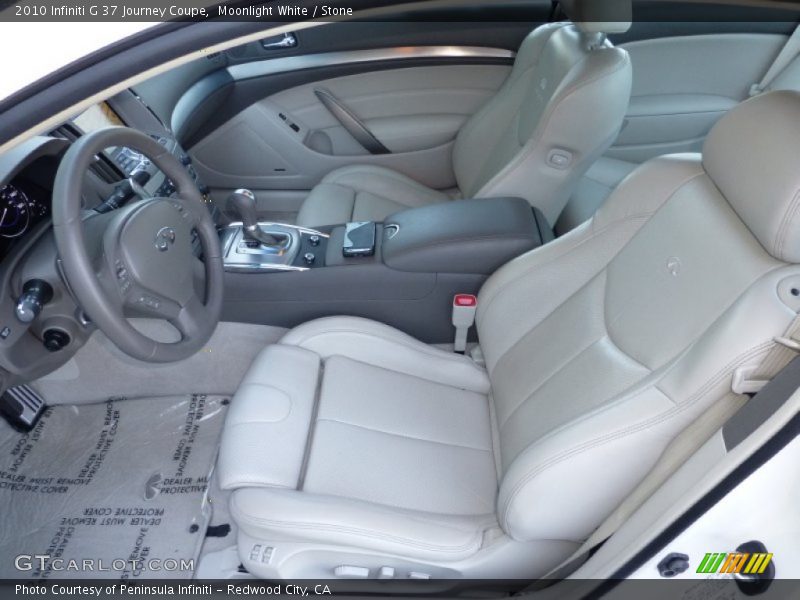 Moonlight White / Stone 2010 Infiniti G 37 Journey Coupe