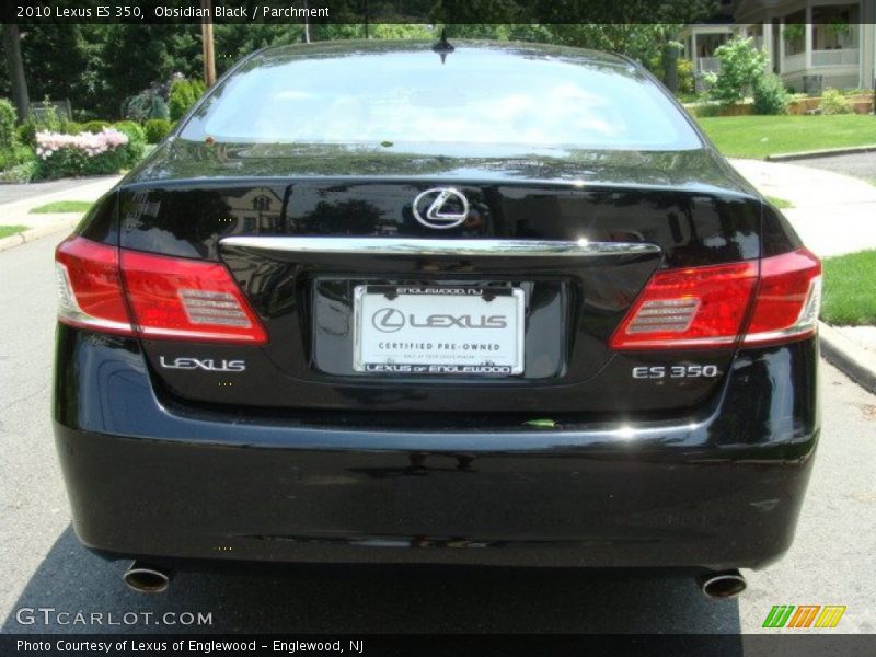 Obsidian Black / Parchment 2010 Lexus ES 350