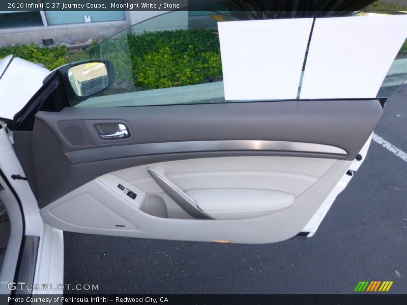 Moonlight White / Stone 2010 Infiniti G 37 Journey Coupe