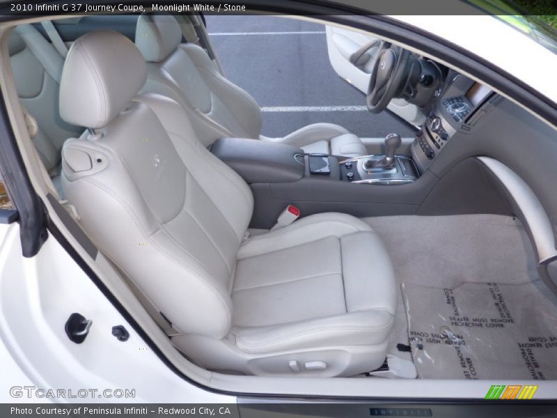 Moonlight White / Stone 2010 Infiniti G 37 Journey Coupe