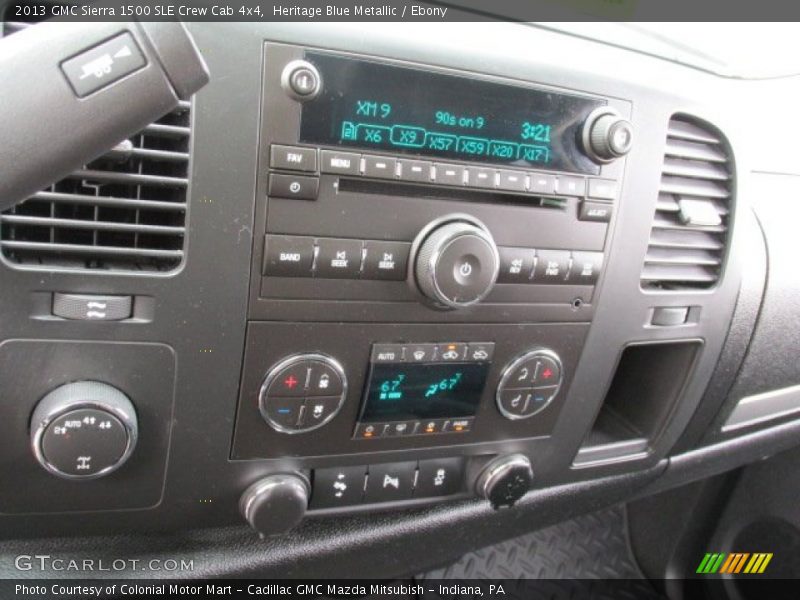 Heritage Blue Metallic / Ebony 2013 GMC Sierra 1500 SLE Crew Cab 4x4