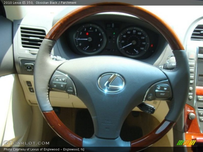 Obsidian Black / Parchment 2010 Lexus ES 350