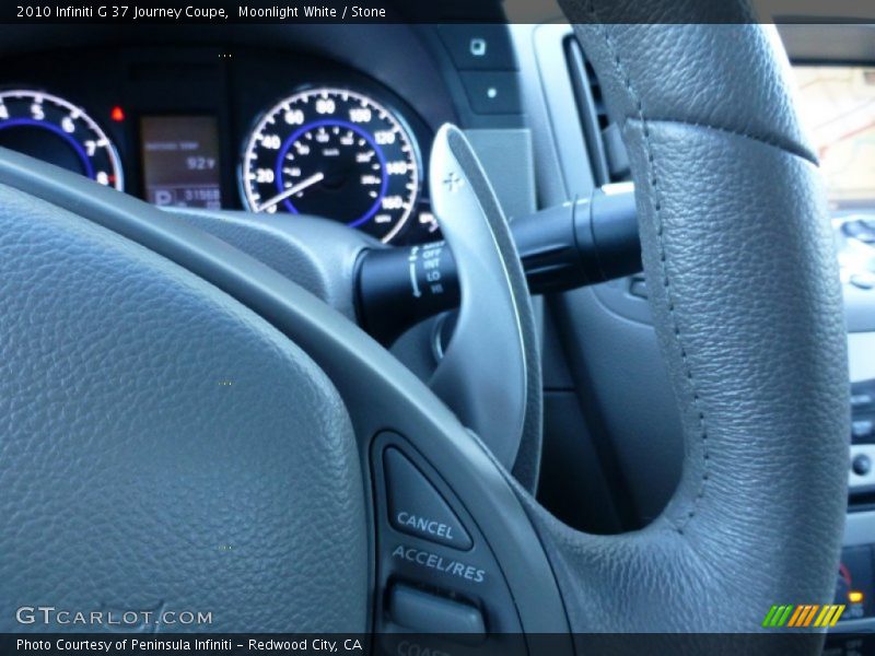 Moonlight White / Stone 2010 Infiniti G 37 Journey Coupe