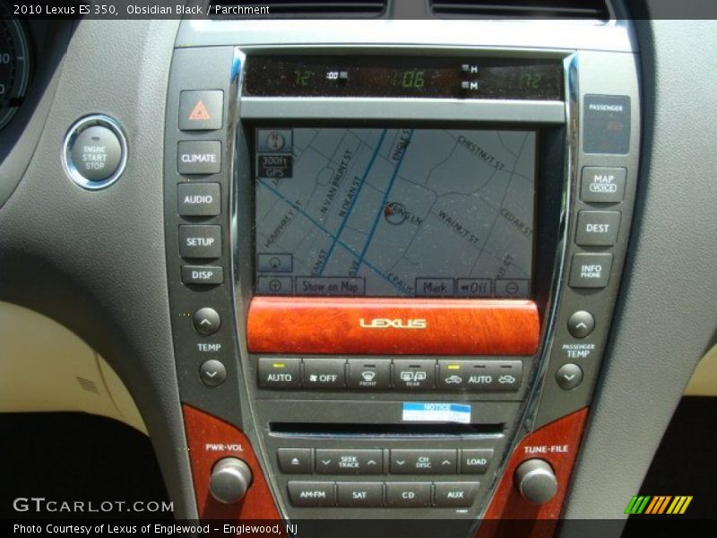 Obsidian Black / Parchment 2010 Lexus ES 350