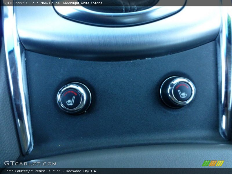 Moonlight White / Stone 2010 Infiniti G 37 Journey Coupe
