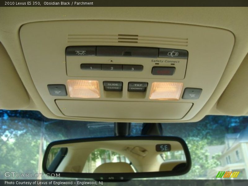 Obsidian Black / Parchment 2010 Lexus ES 350