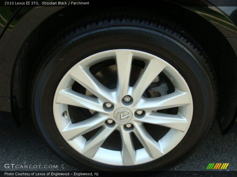 Obsidian Black / Parchment 2010 Lexus ES 350