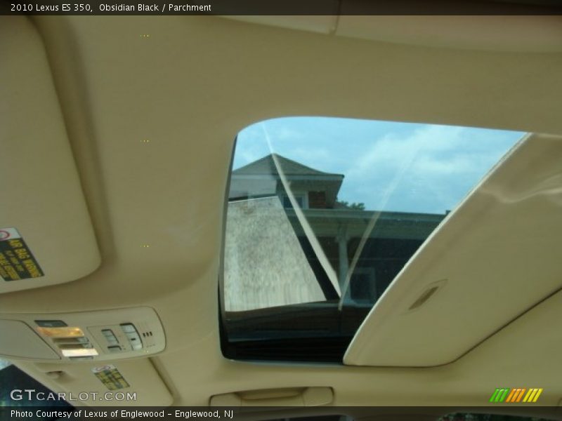 Obsidian Black / Parchment 2010 Lexus ES 350