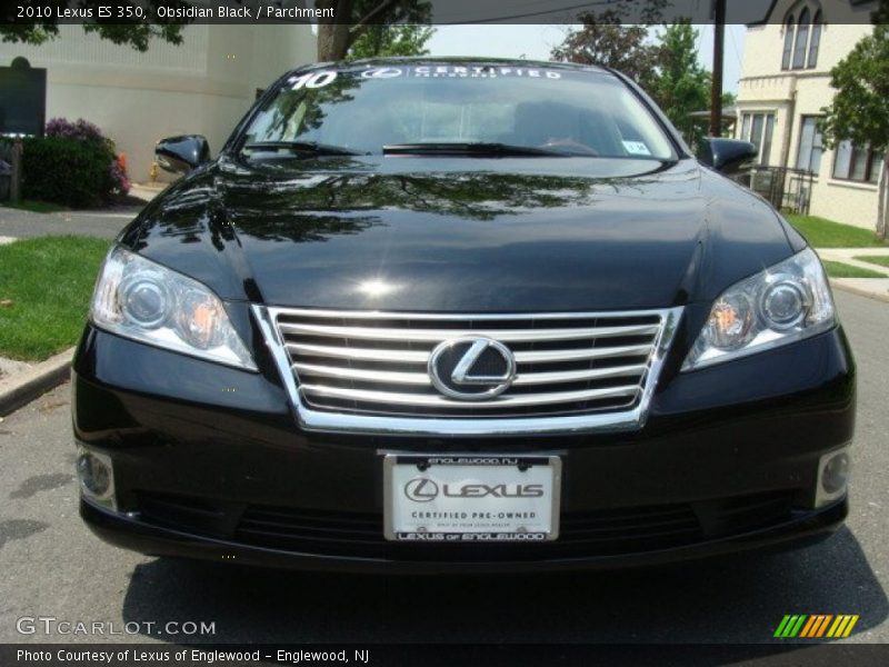 Obsidian Black / Parchment 2010 Lexus ES 350