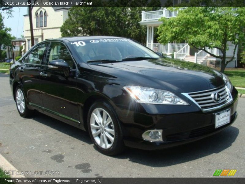 Obsidian Black / Parchment 2010 Lexus ES 350