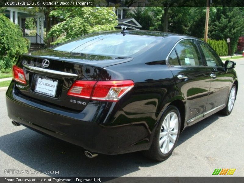 Obsidian Black / Parchment 2010 Lexus ES 350