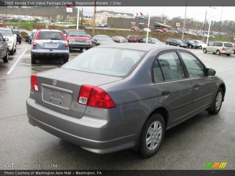 Magnesium Metallic / Gray 2005 Honda Civic Value Package Sedan